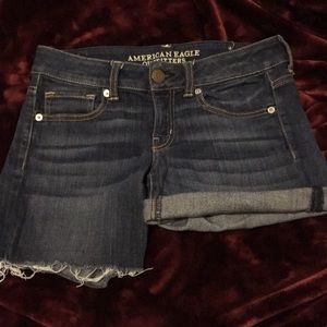 American Eagle Dark Wash Shorts
